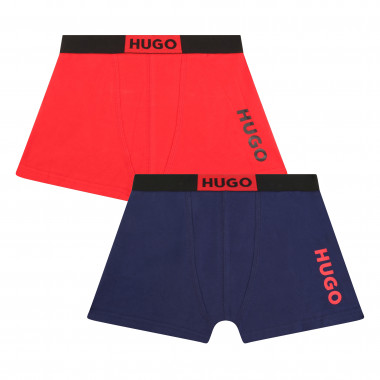 Lot de deux boxers avec logo HUGO pour GARCON