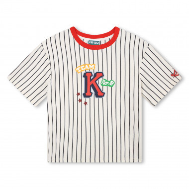 T-shirt à rayures KENZO KIDS pour FILLE