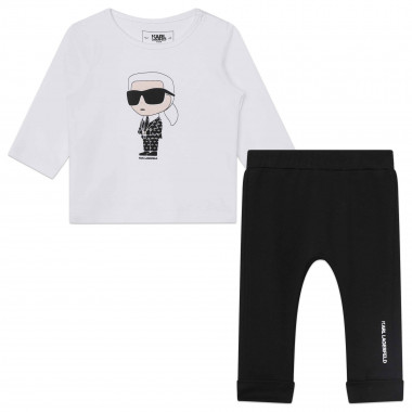 Ensemble T-shirt + legging KARL LAGERFELD KIDS pour GARCON